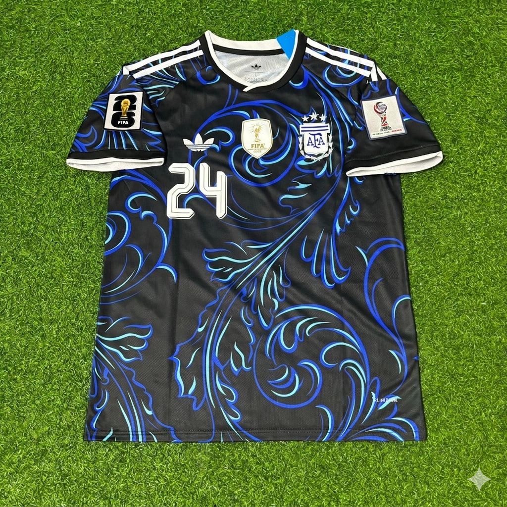 JoaquĆn Panichelli #24 Argentina 2026 World Cup New Season Football Jersey Kit