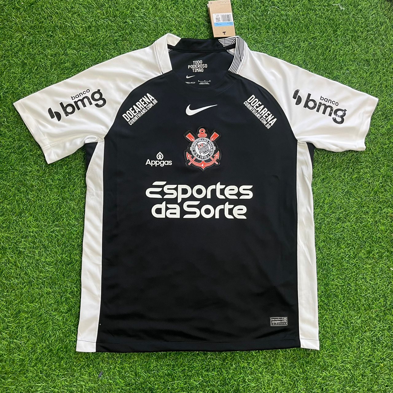 Jesse Lingard #77 Corinthians 2026 Black White Football Jersey Trikot Maillot Soccer Kit Shirt