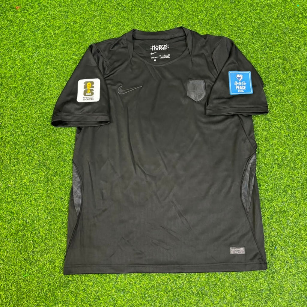 Andreas Schjelderup #21 Norway 2026 World Cup Away Black Football Jersey