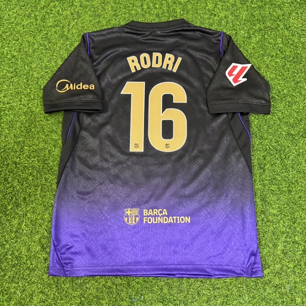 Rodri #16 Barcelona 2027 New Season Away Jersey Trikot Maillot Soccer Shirt