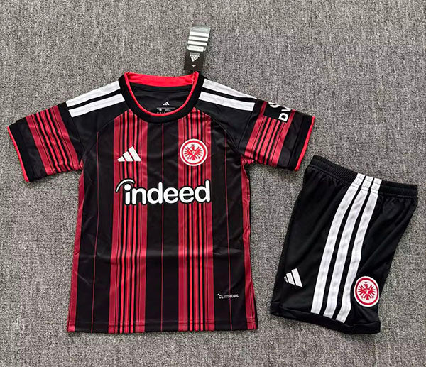 Eintracht Frankfurt New Season 2027 Kids Home Red Football Jersey Trikot Maillot