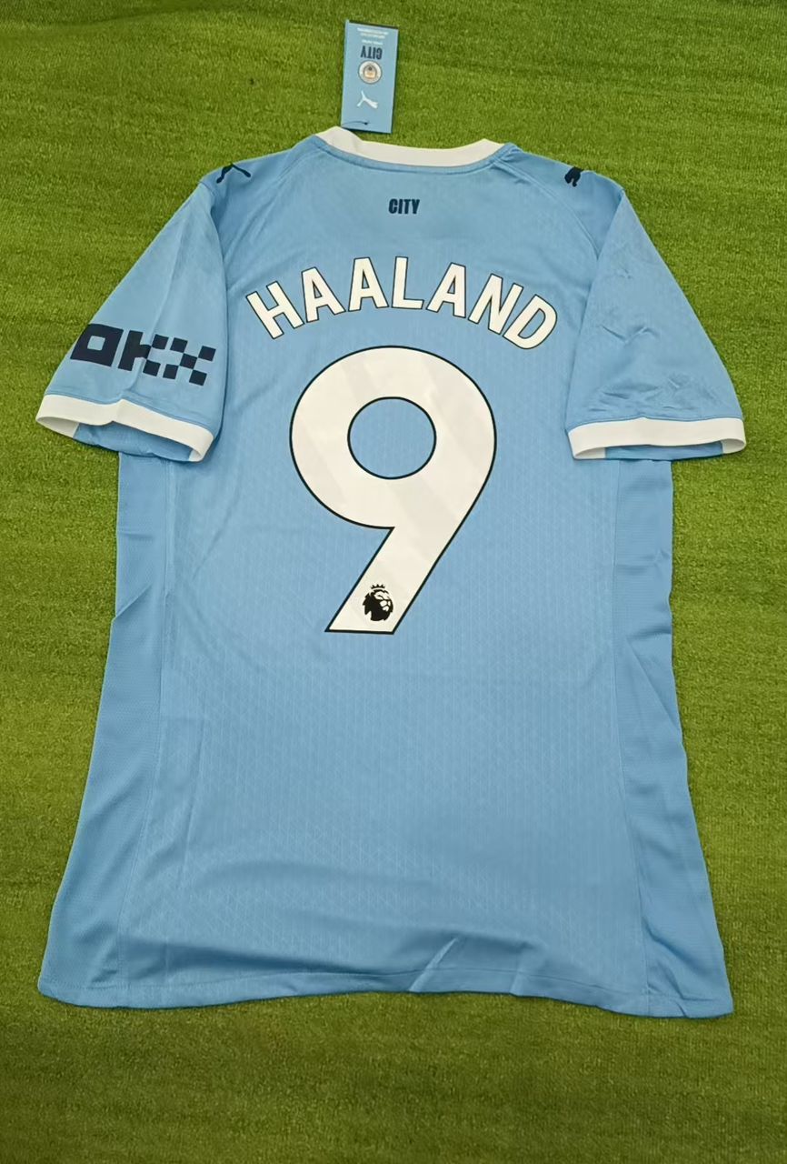 Erling Haaland Manchester City Home New Season 2026 Jersey Trikot Maillot Soccer Shirt