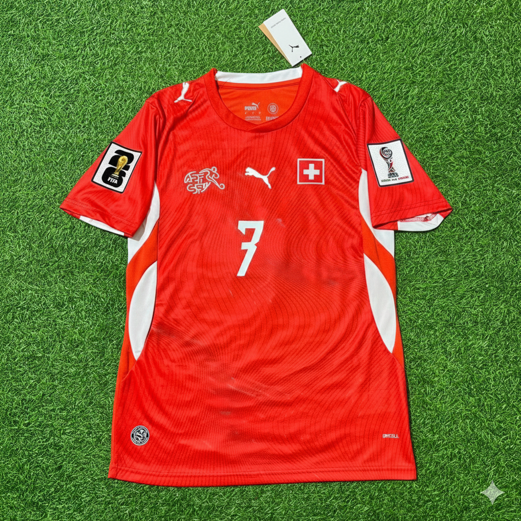 Breel Embolo 7- Switzerland 2026 World Cup Kit Jersey Trikot Maillot