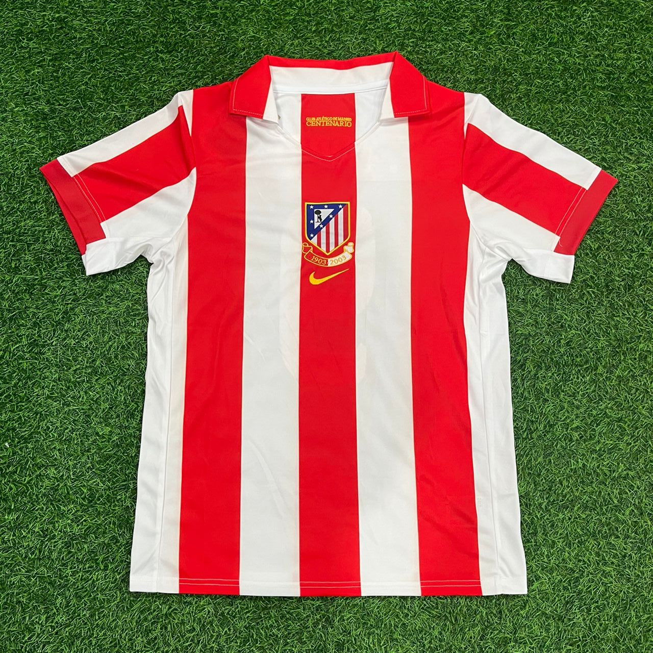 Fernando Torres Atletico de Madrid 2003 Retro Soccer Kit Jersey Trikot Maglia Soccer Shirt