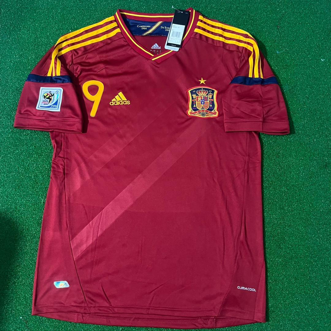 Fernando Torres Spain 2010 World Cup South Africa Champion Retro Jersey