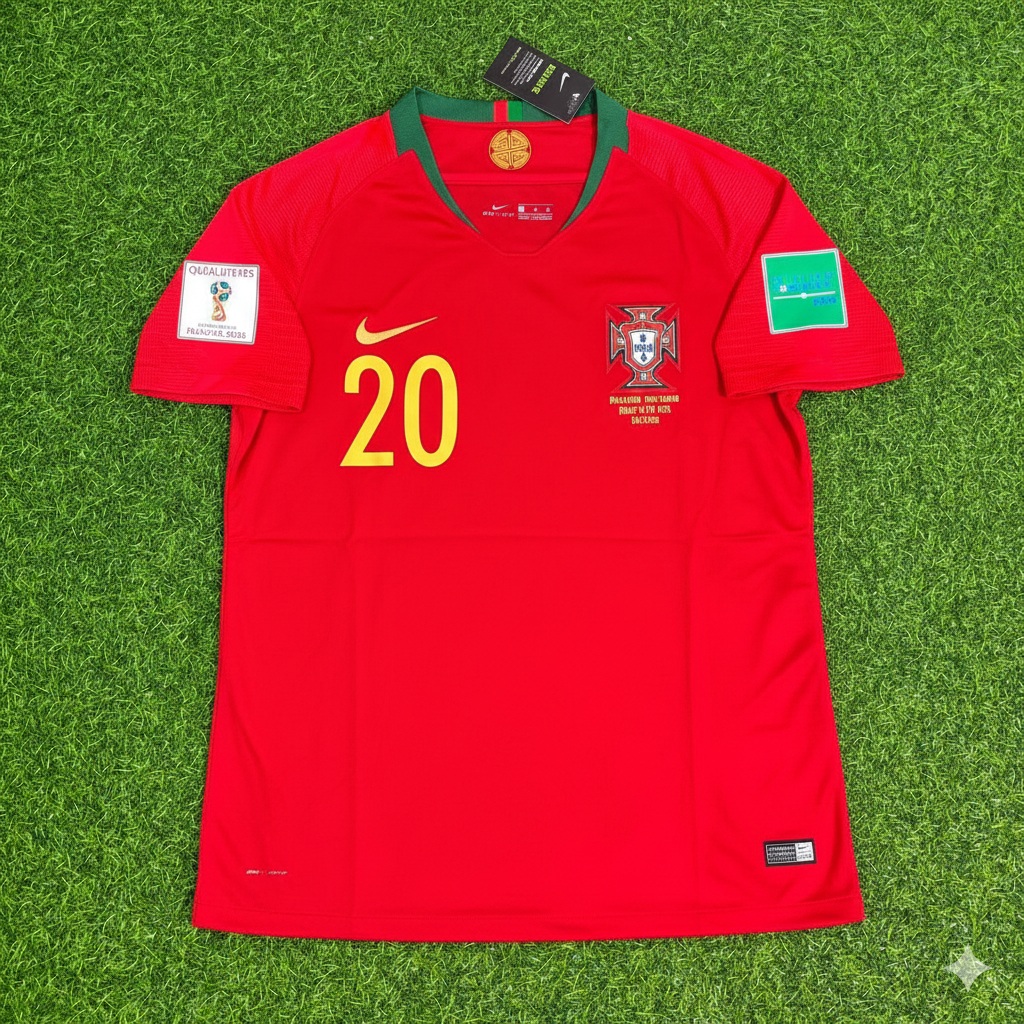 Ricardo Quaresma Portugal 2018 World Cup Red Retro Football Jersey