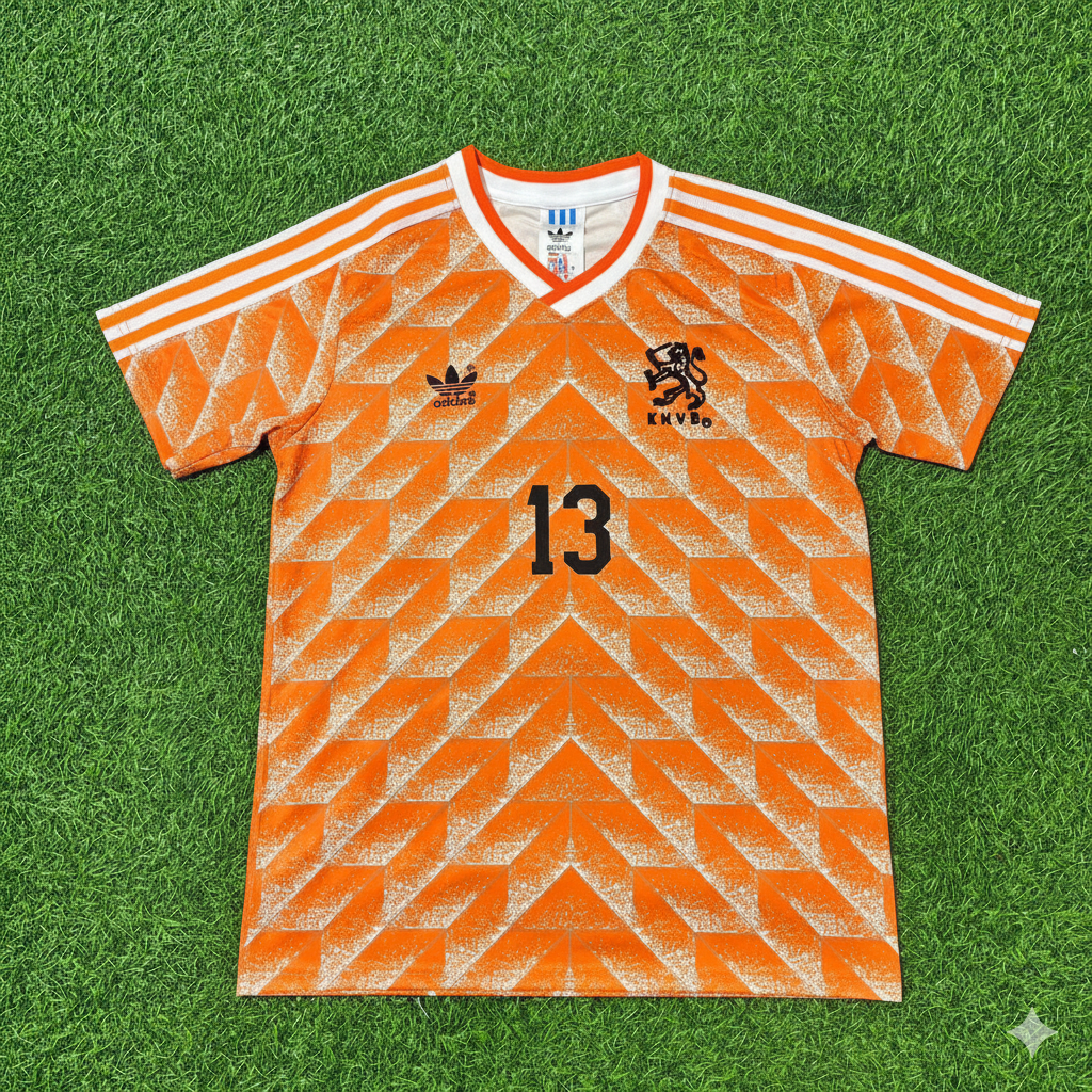 Johan Neeskens Netherlands Home Retro Football Jersey Kit