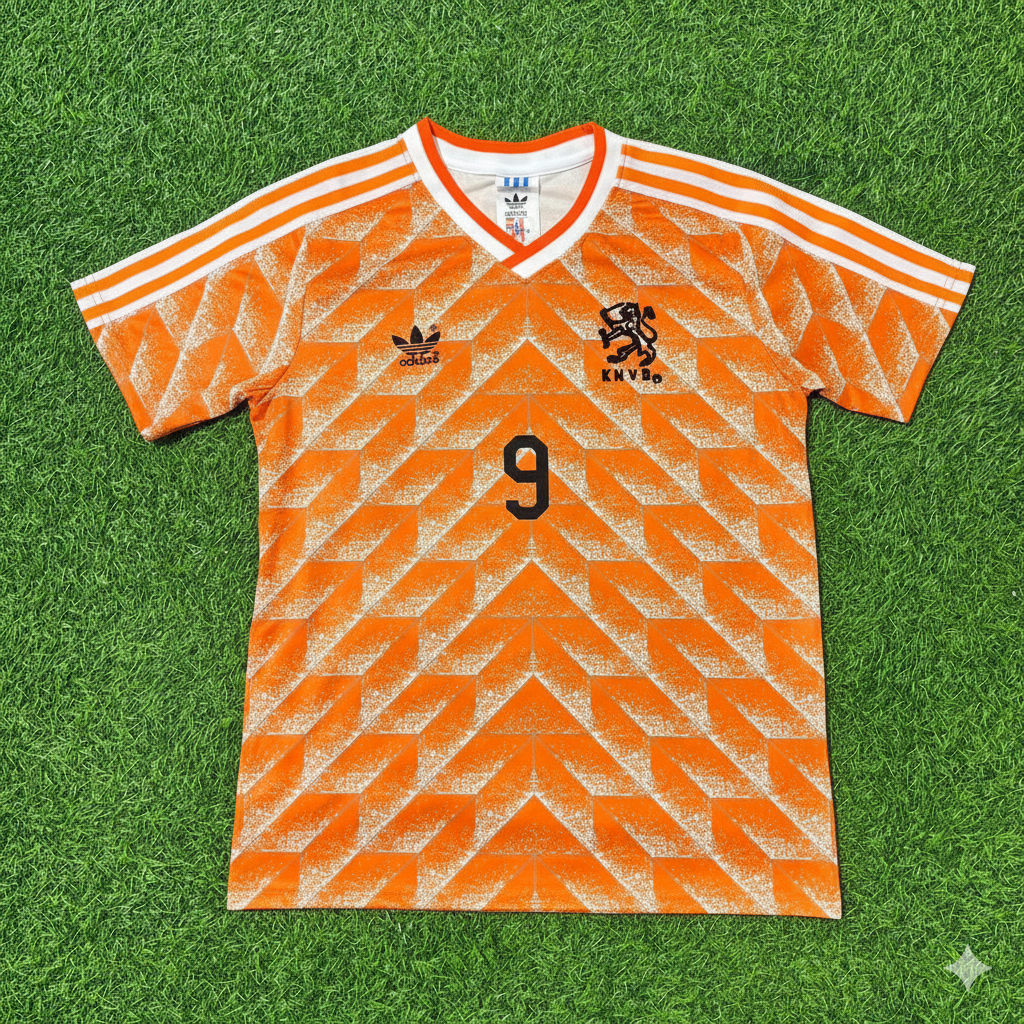 Robin van Persie Netherlands Home Retro Football Jersey Kit