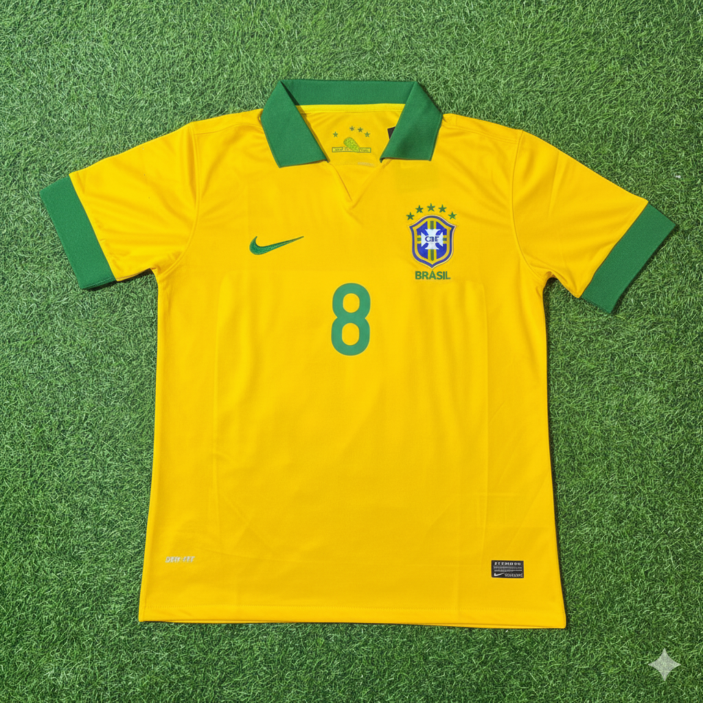 Didi Brasilien Retro-Fußballtrikot-Set