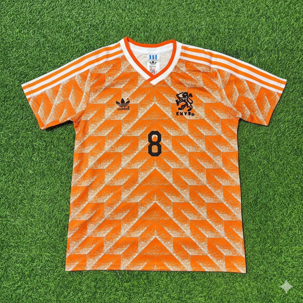 Edgar Davids Netherlands Home Retro Football Jersey Kit