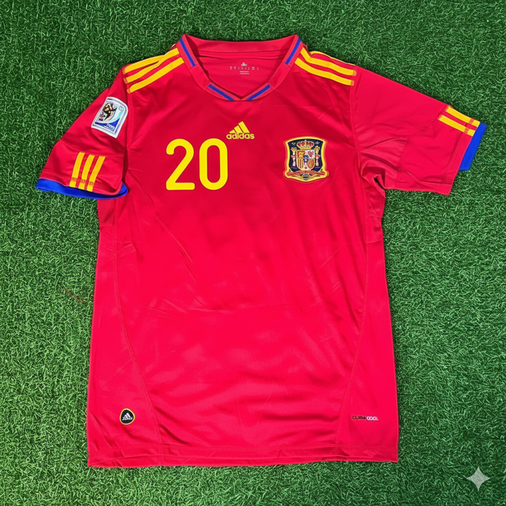 Juan Manuel Mata 20 β Spain 2010 World Cup Retro Kit Jersey β | Trikot | Maillot Soccer Shirt