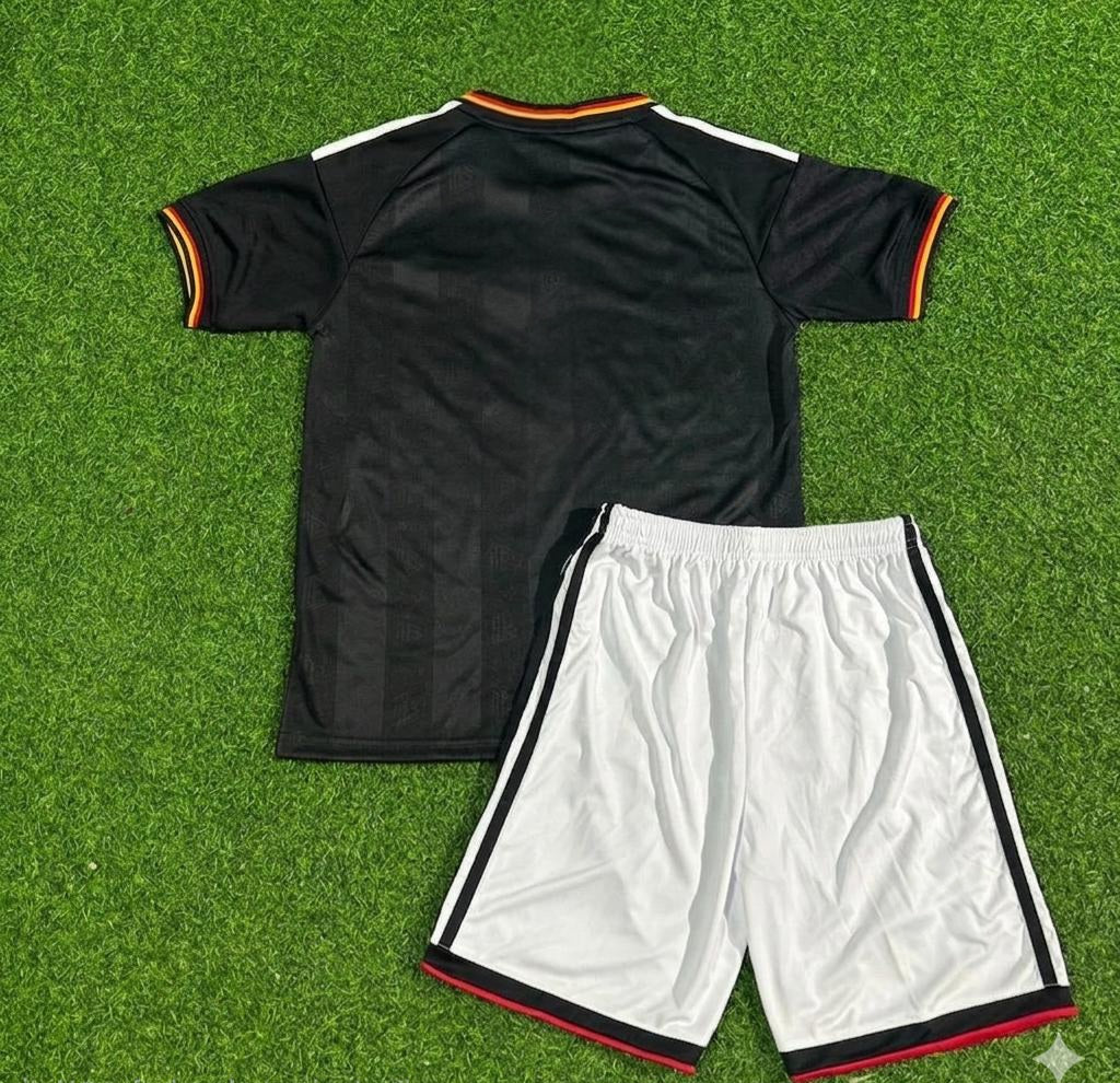 Germany Black Retro Kids Football Jersey