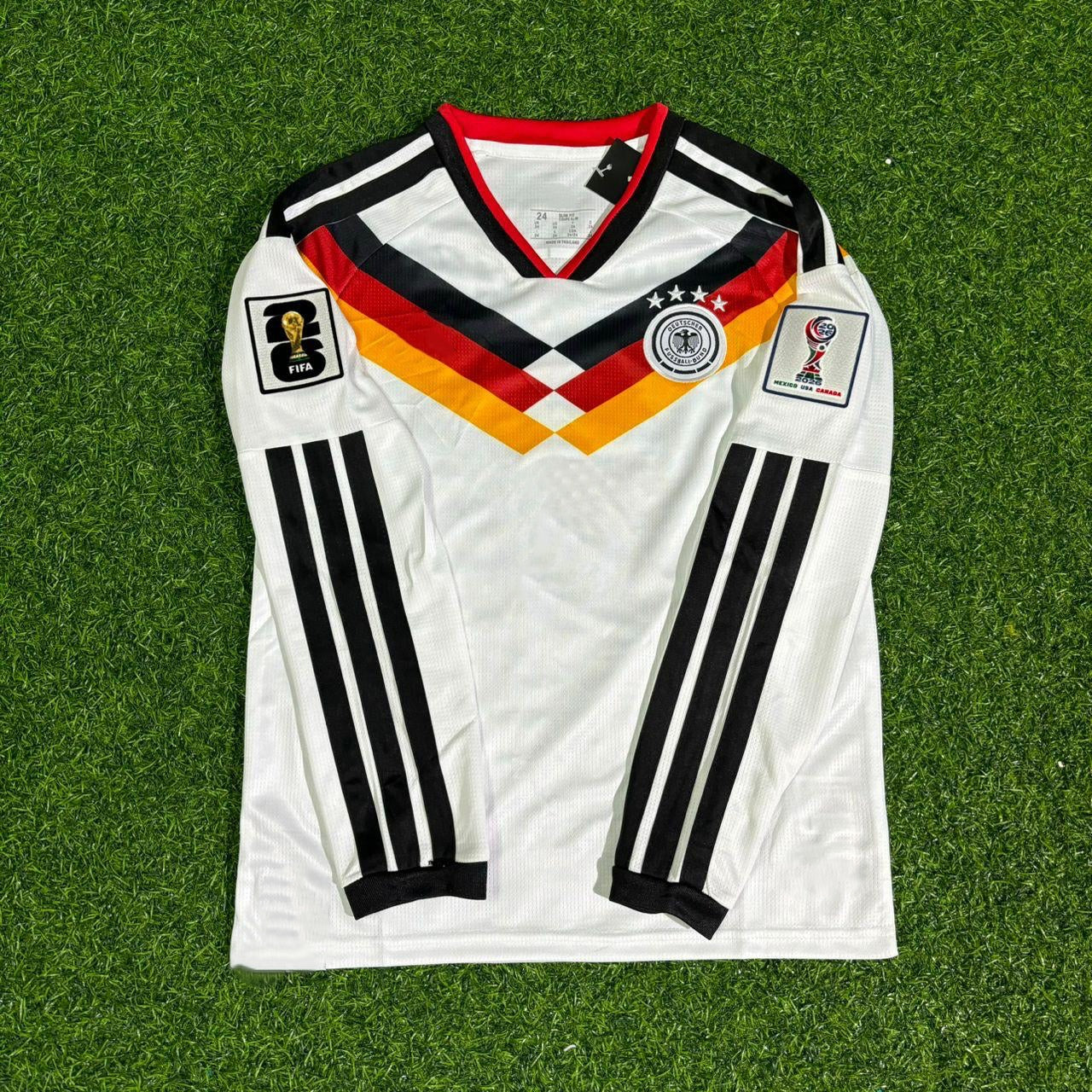 Jamal Musiala 10- Germany 2026 World Cup Long Sleeve Home Football Jersey Kit
