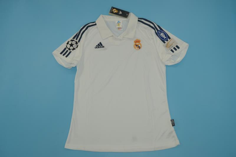 Zinadine Zidane Real Madrid 2002 Ucl Final Home Retro Jersey