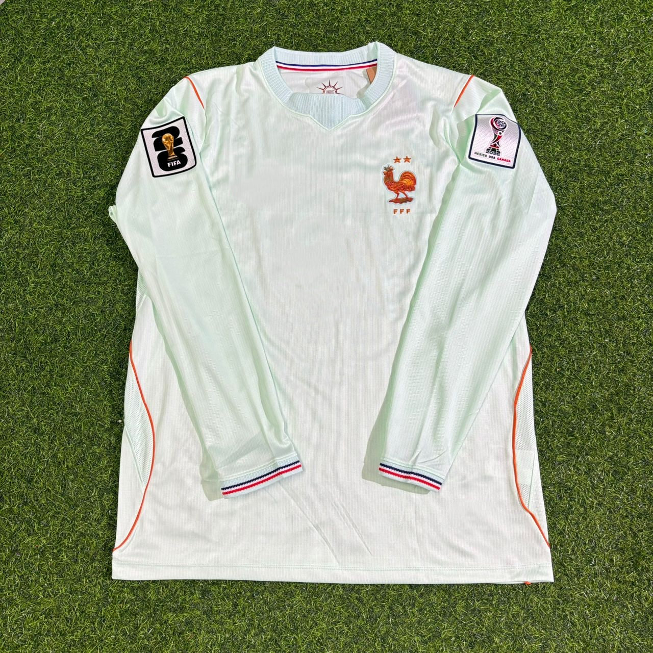 Ousmane Dembélé #7 France 2026 World Cup Away Long Sleeve Jersey