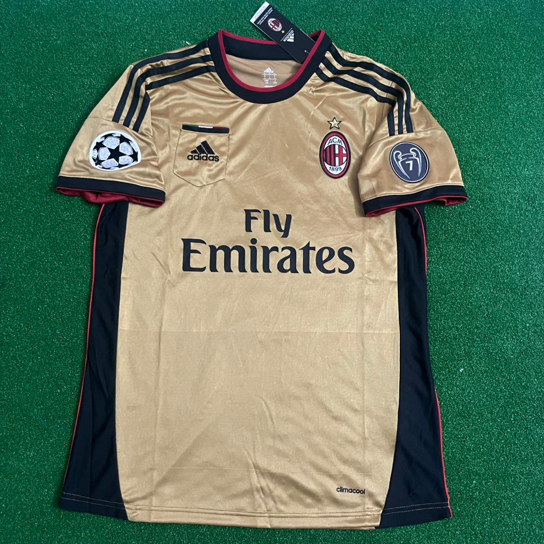 Stephen El Shaarawy - AC Milan 2013/2014 Red Black Retro Jersey Trikot Shirt