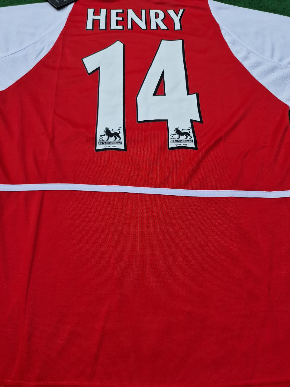 Thierry Henry 14 - Arsenal o2 2002/03 Home Retro Kit Jersey Trikot Maillot Soccer