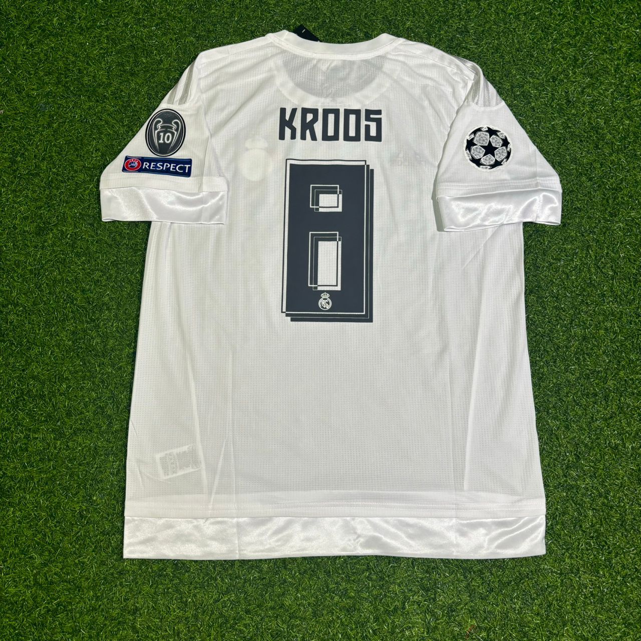 Toni Kroos 2016 Final Home Retro White Football Jersey
