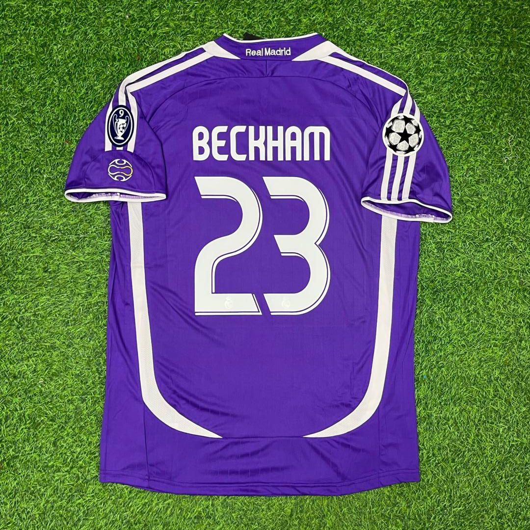 David Beckam 2006-07 Purple Retro Football Jersey