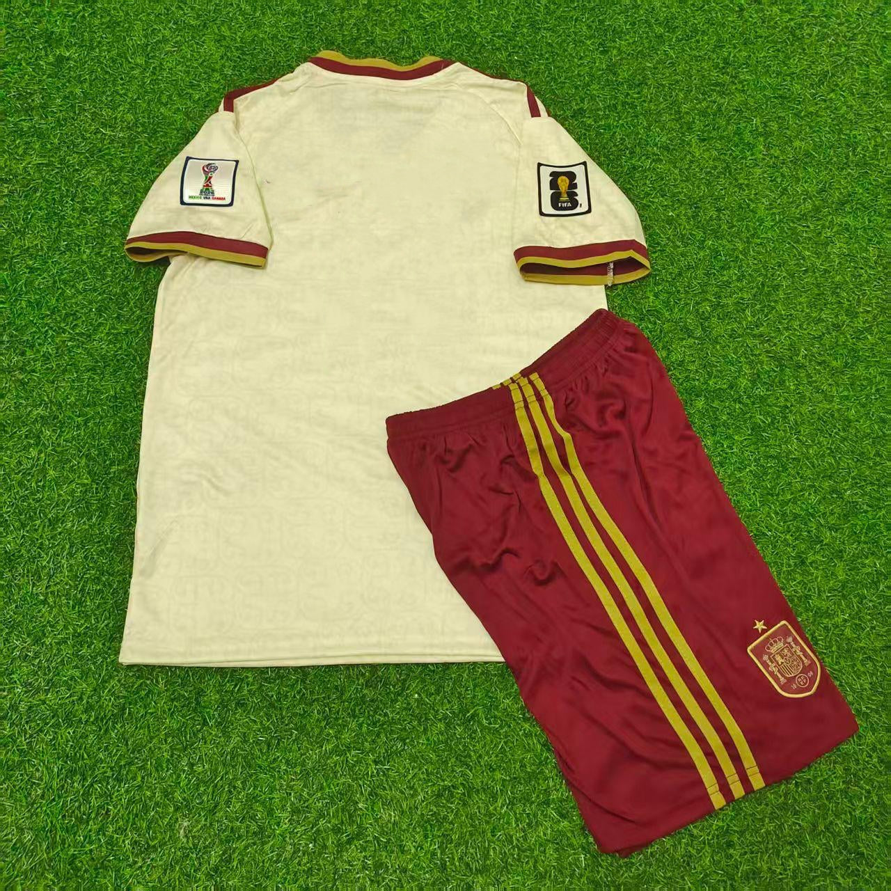 Spain 2026 World Cup Away Kids Football Jersey