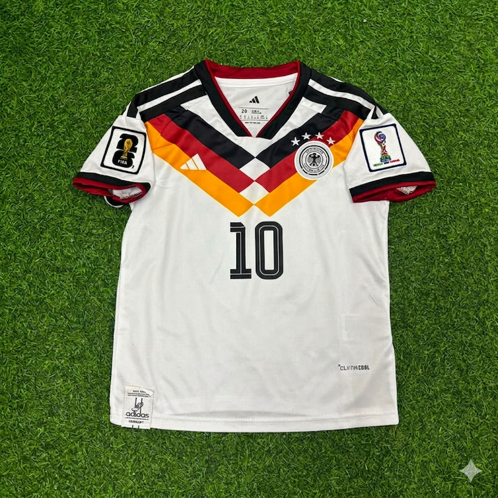 Jamal Musiala #10 Germany 2026 World Cup Home Jersey Trikot Maillot