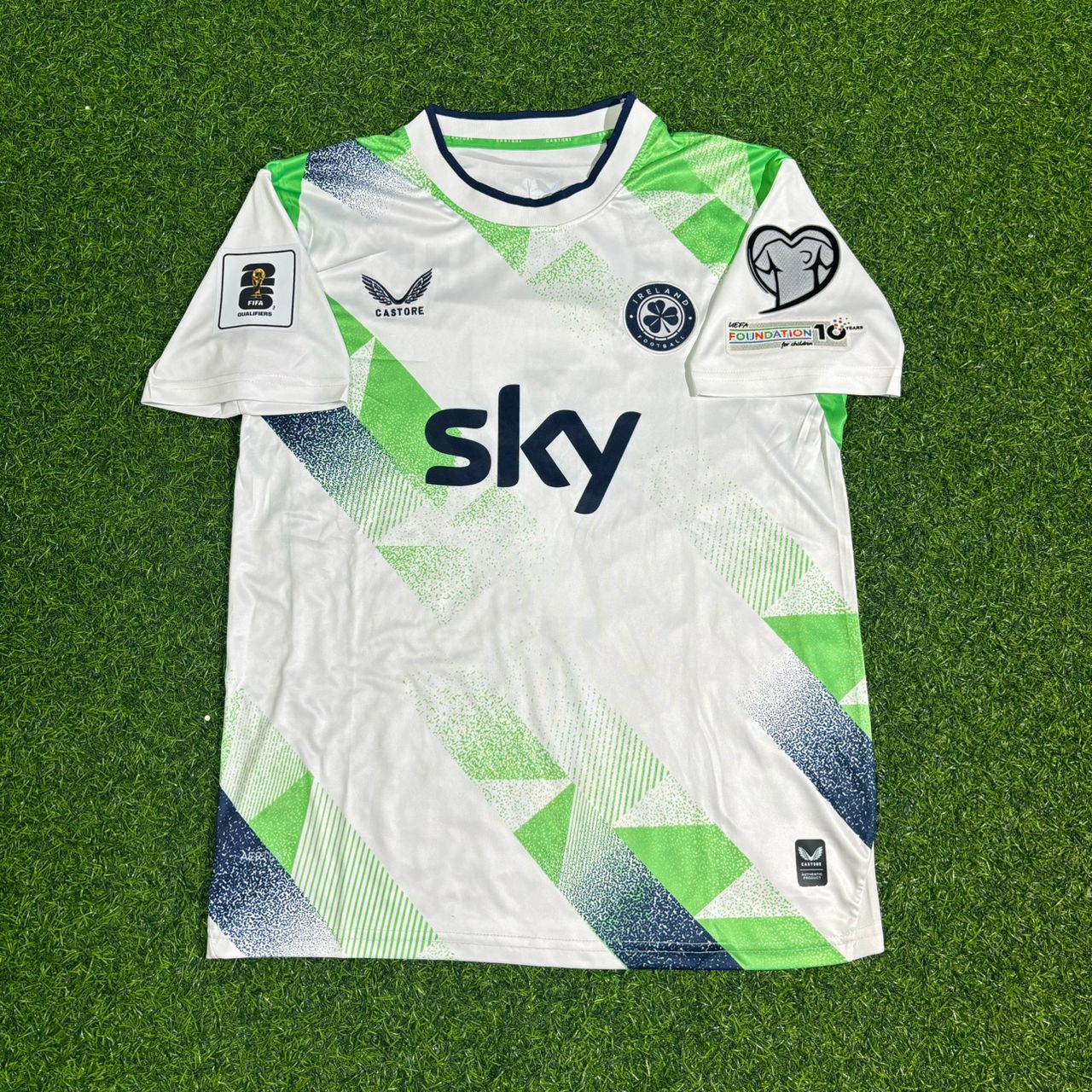 Jayson Molumby #6 Ireland 2026 World Cup Qualifiers Green White New Season Football Jersey