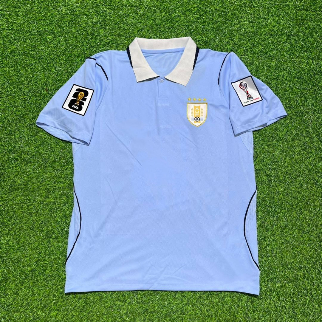 Ronald Araújo #4 Uruguay 2026 World Cup Home Sky Blue Jersey