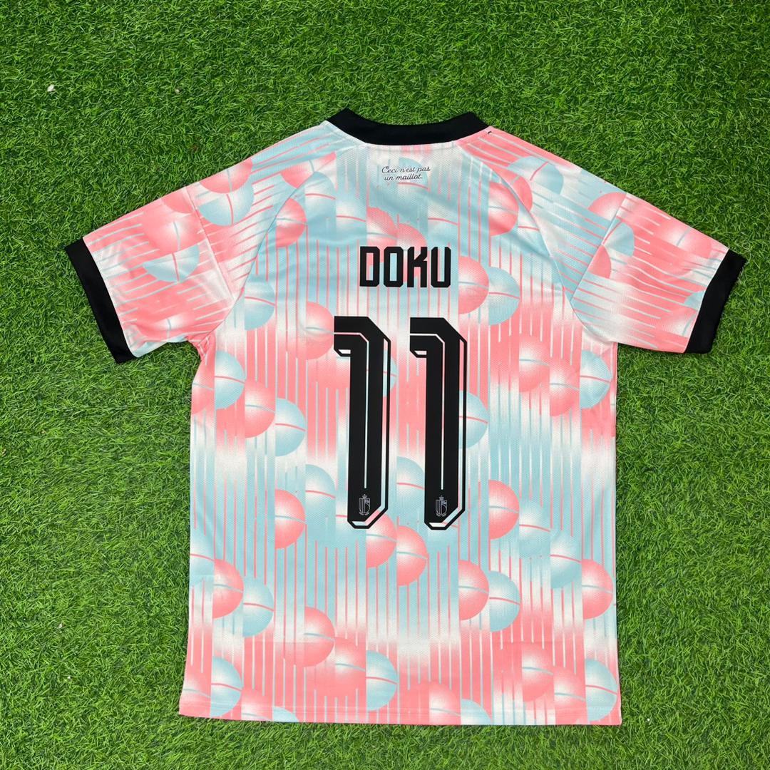 Jeremy Doku 2026 World Cup Football Jersey Trikot