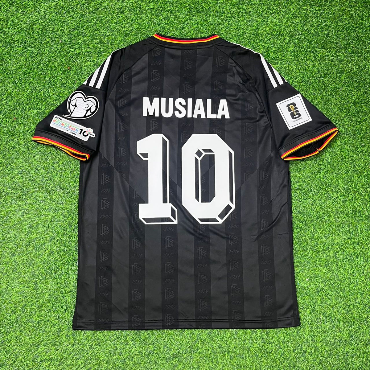 Jamal Musiala 10# Deutschland WM 2026 Black Style Fußball Trikot