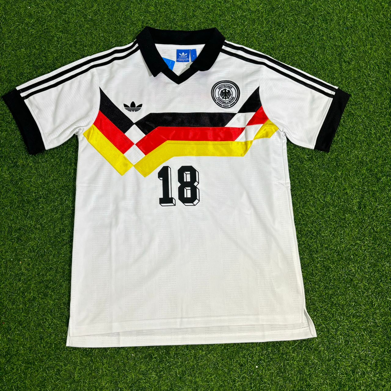 Jürgen Klinsmann Deutschland 1992 Retro Polo Fußballtrikot