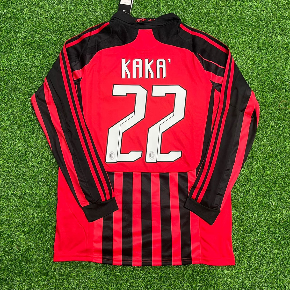 Kaká 22 – Milan 2007/2008 Red & Black Home Retro Kit Jersey Trikot Maillot