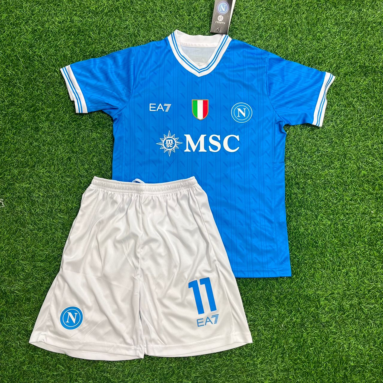 Kevin de Bruyne – Maillot domicile bleu de Naples – | Maillot enfant | Maillot