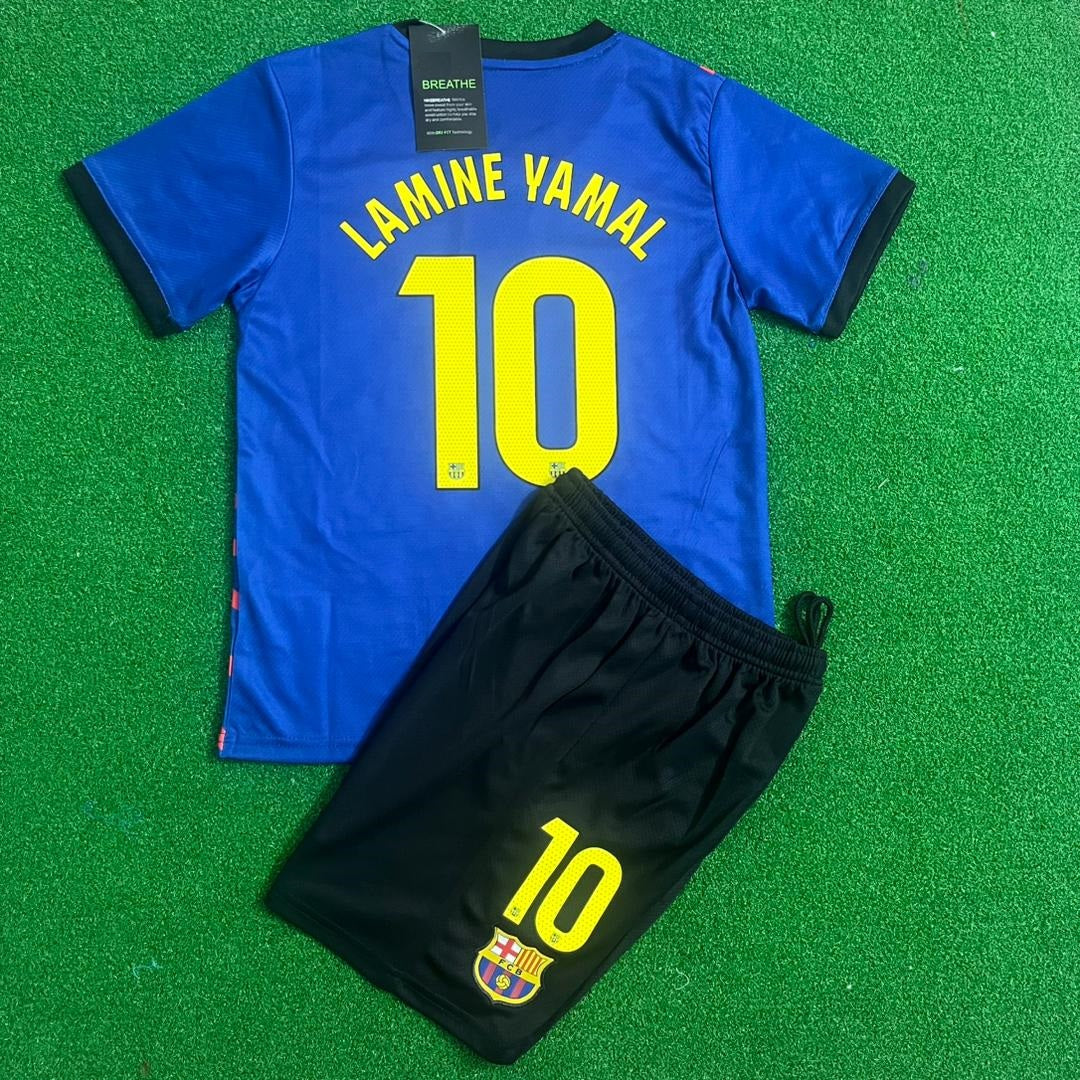 Lamine Yamal Barcelona Nummer 10 Neue Saison Trikot Trikot Maillot Fußball Shirt