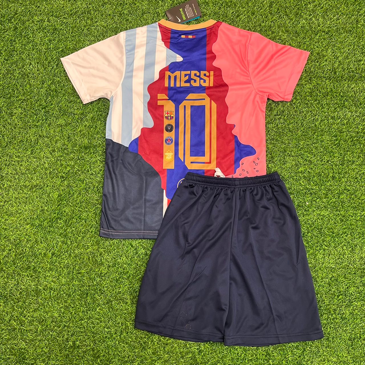 Lionel Messi GOAT Combo 2025 All Teams Special Kids Jersey KinderTrikot Maillot Soccer Shirt