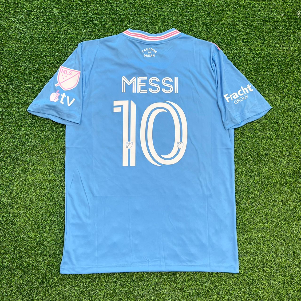 Lionel Messi New Season Blue Jersey Soccer Shirt Trikot Soccer Shirt