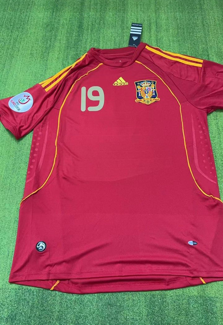 Marcos Senna β Spain 2010 World Cup Retro Kit Jersey β | Trikot | Maillot Soccer Shirt