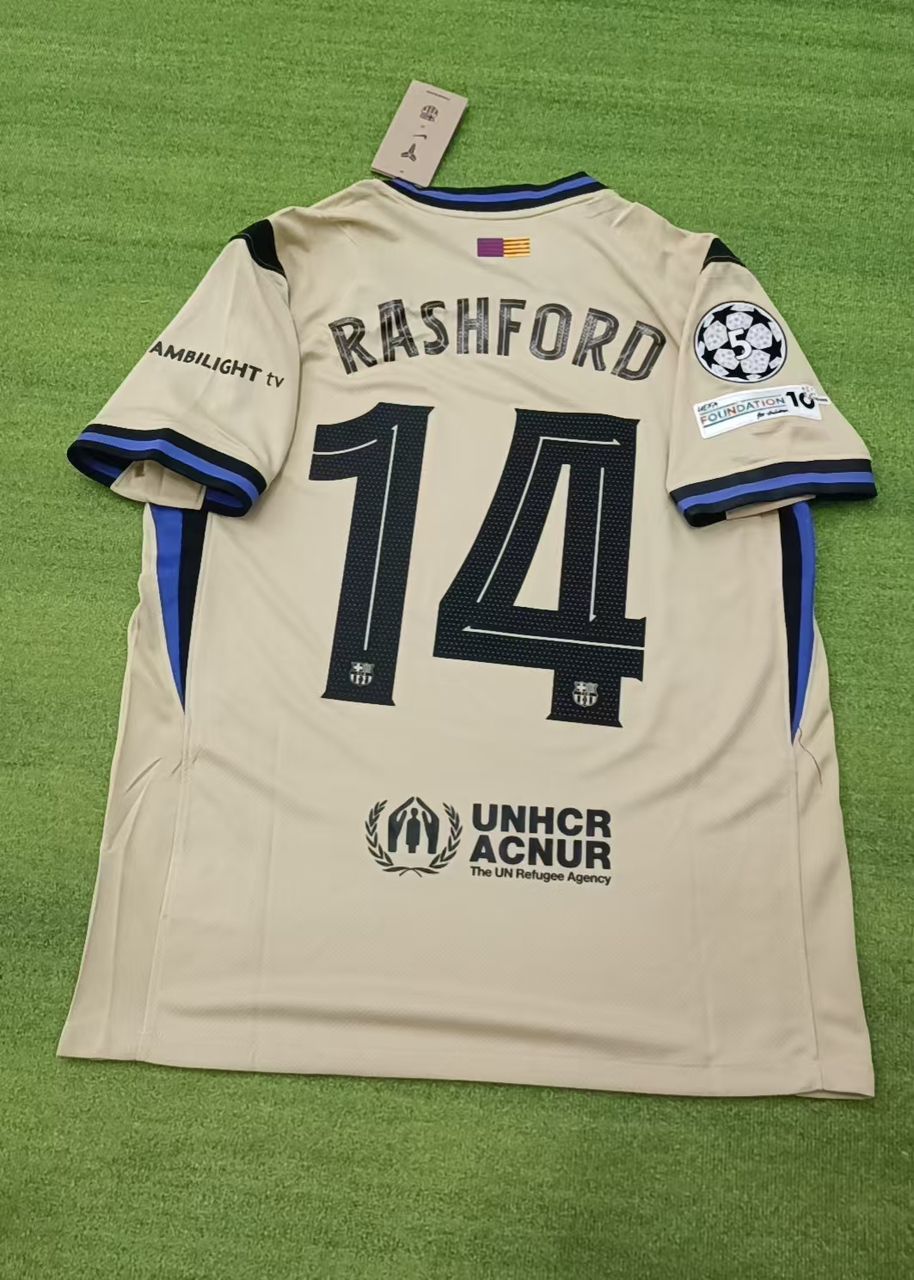 Marcus Rashford Barcelona Auswärtstrikot Neue Saison 2026 Trikot Maillot Fußballtrikot