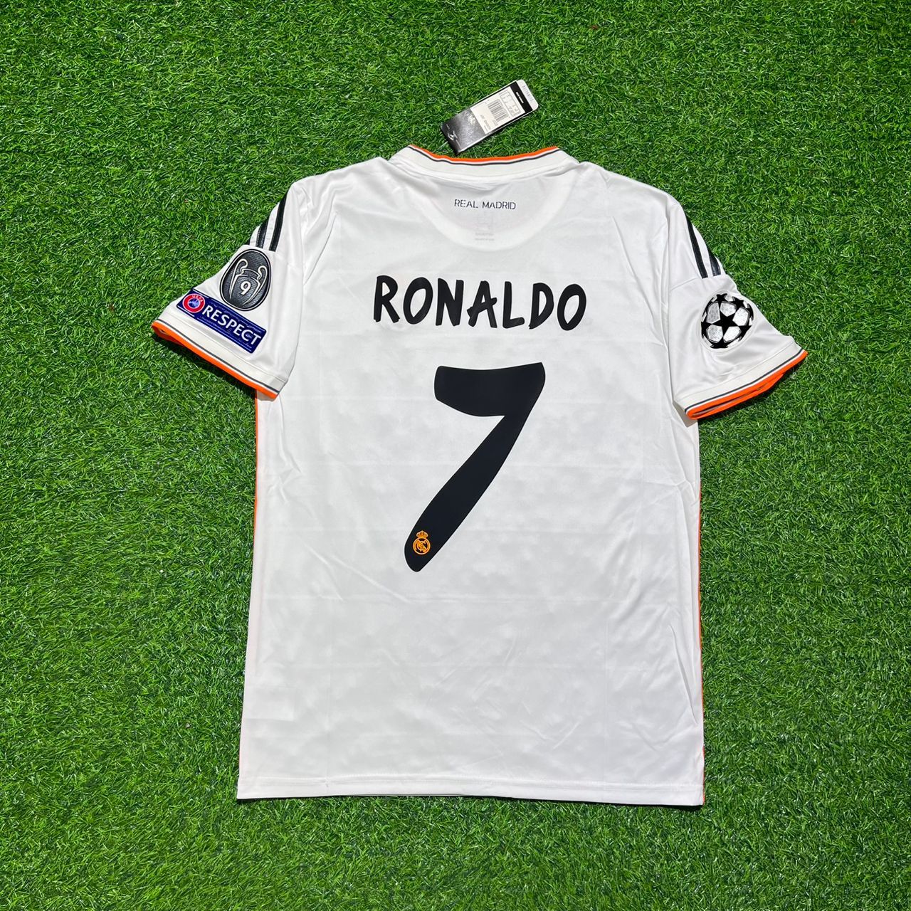 Cristiano Ronaldo 2014 CL Final Retro Football Jersey
