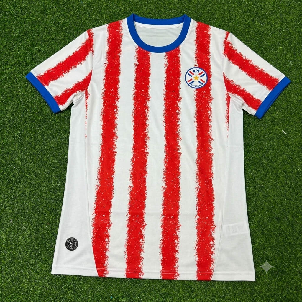 Orlando Gill Paraguay World Cup 2026 White Football Jersey Shirt Trikot Maillot