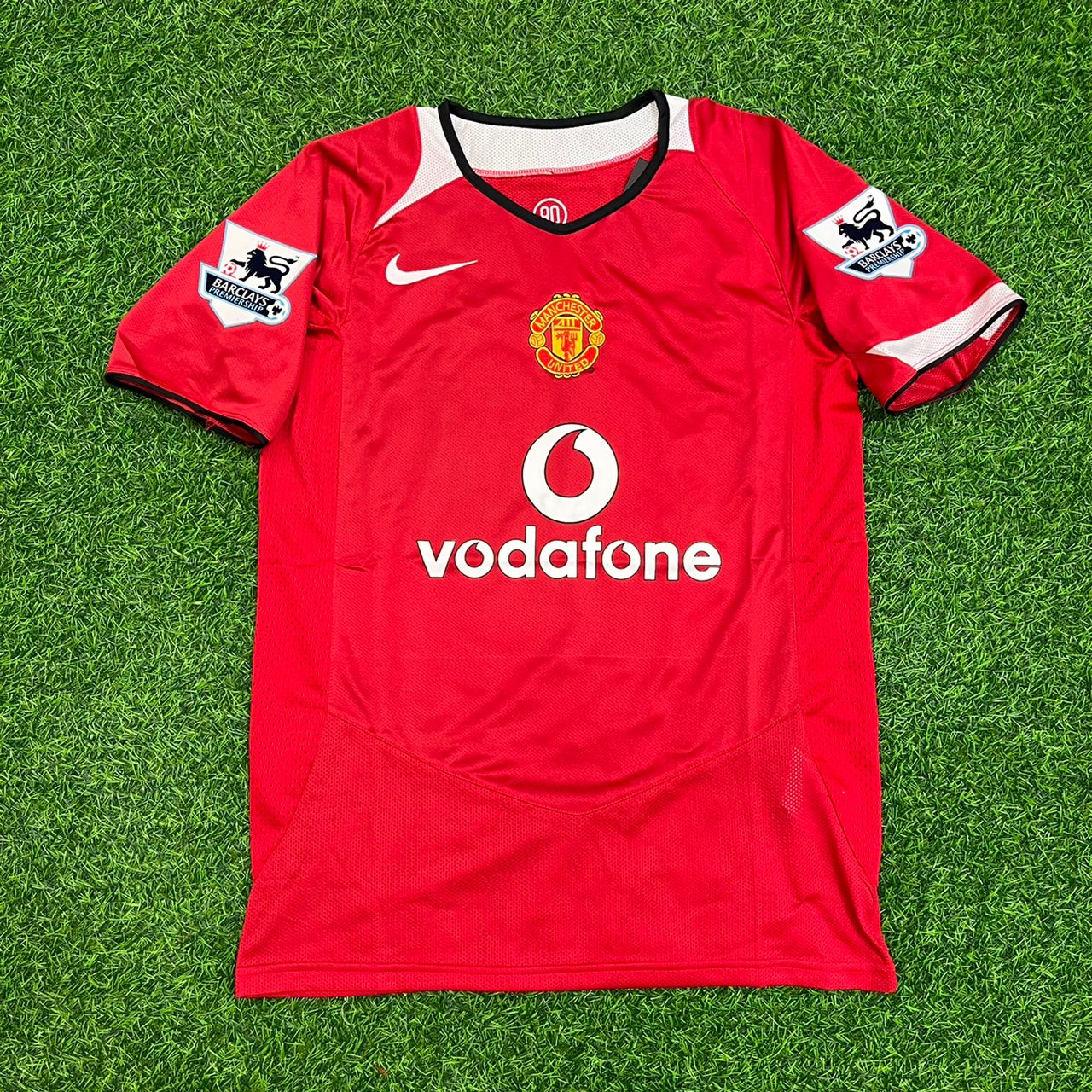 Park Ji-Sung Manchester United 2005/06 Retro KIDS Football Jersey Maillot Maglia Soccer Shirt