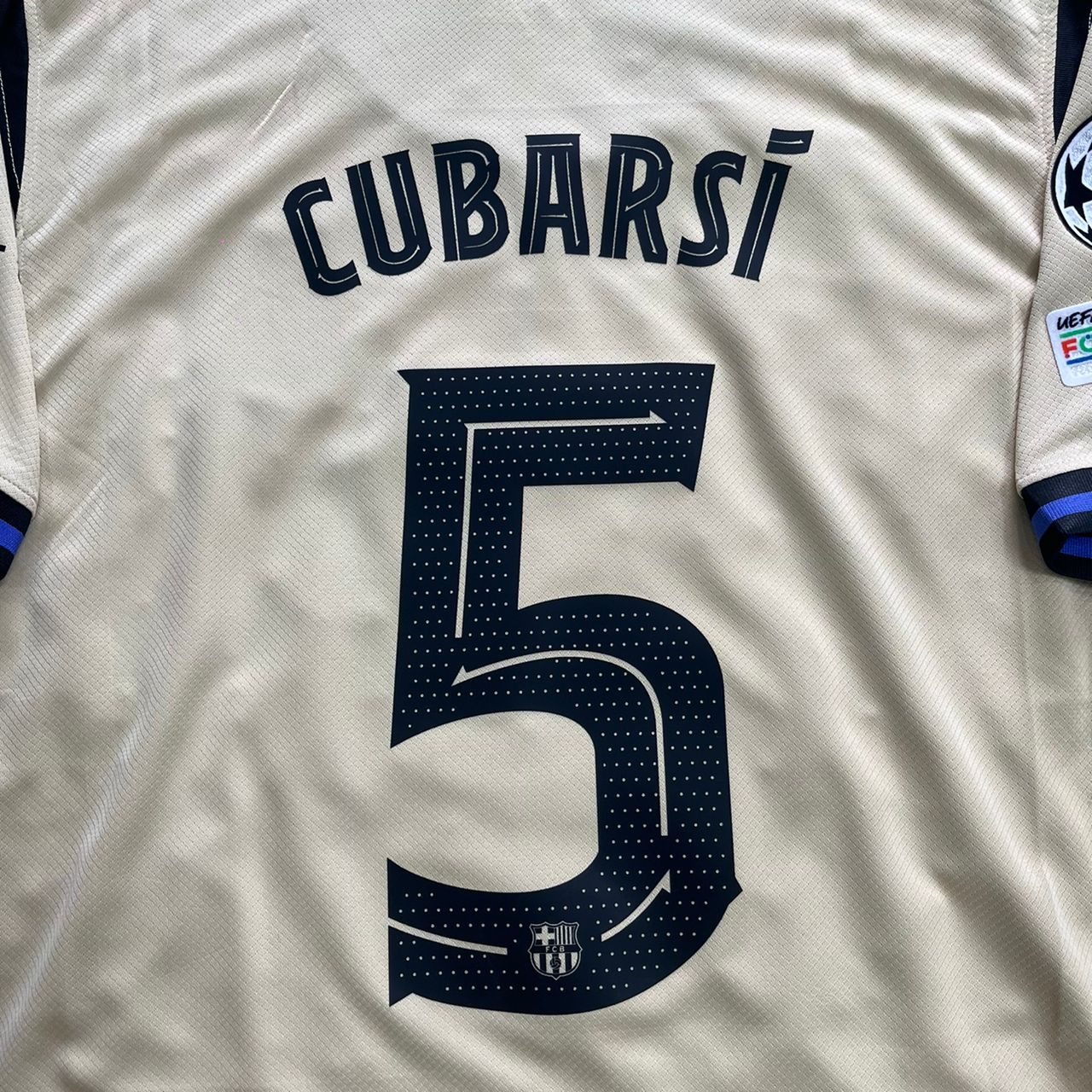Pau Cubarsi Barcelona Grey Kids New Season 2026 Jersey