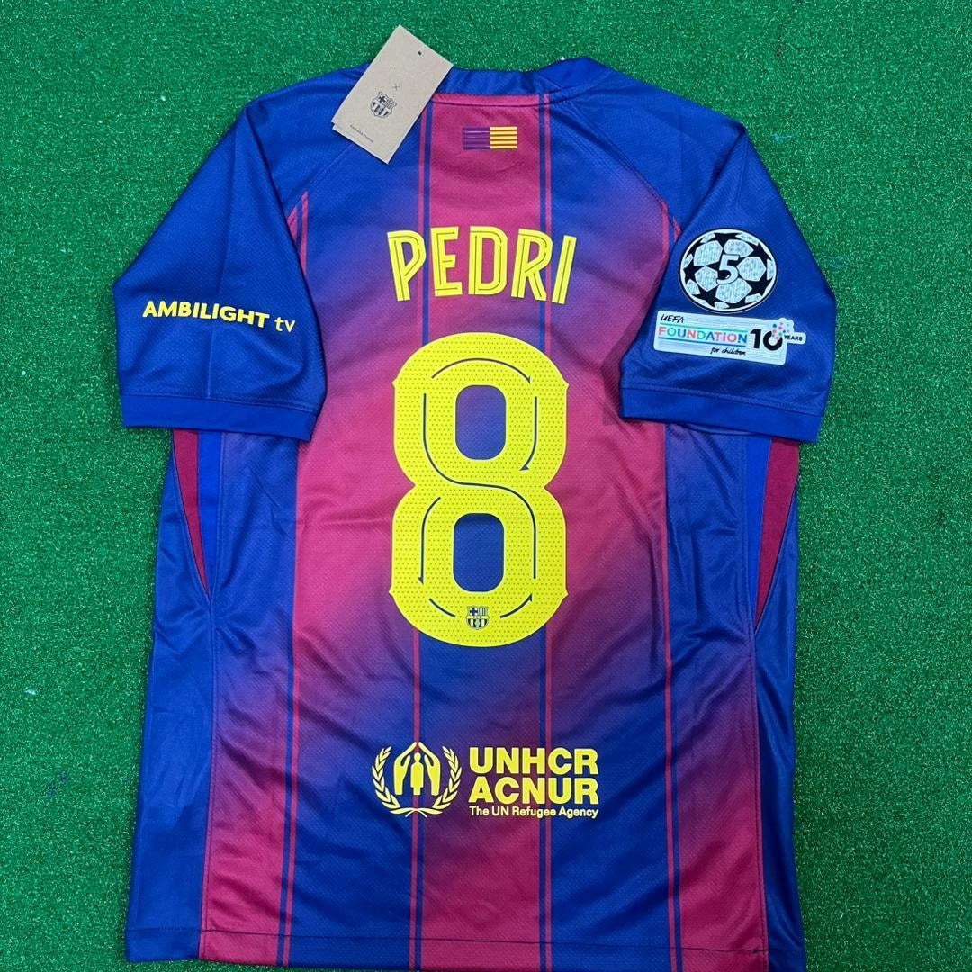 Pedri Barcelona Home New Season 2026 Jersey Trikot Maillot Soccer Shirt