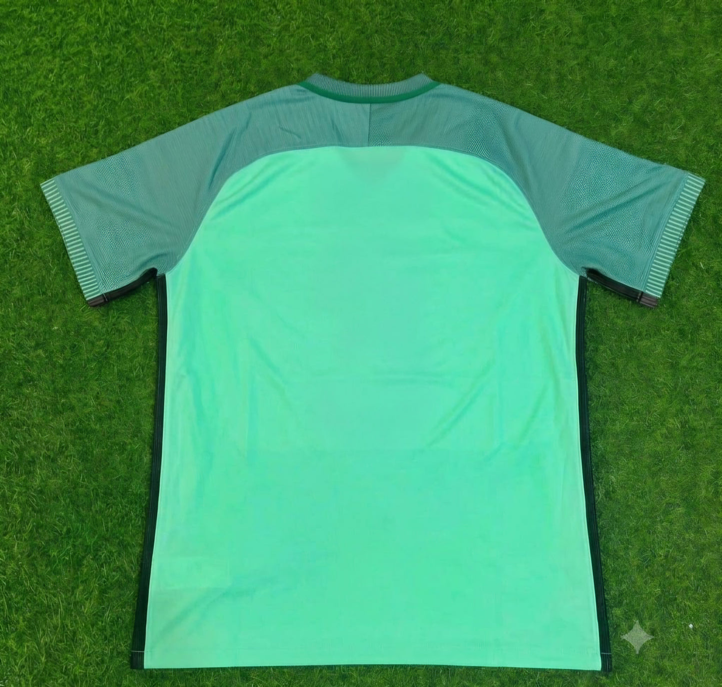 Portugal EURO 2016 Green Retro Football Jersey Trikot Maillot