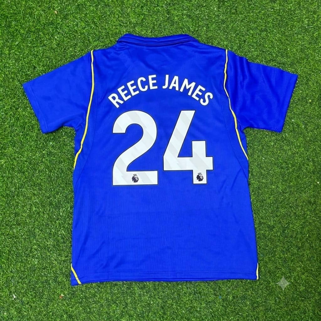 Reece James Chelsea 2027 Home Blue Jersey Maillot Trikot Maglia Soccer Short
