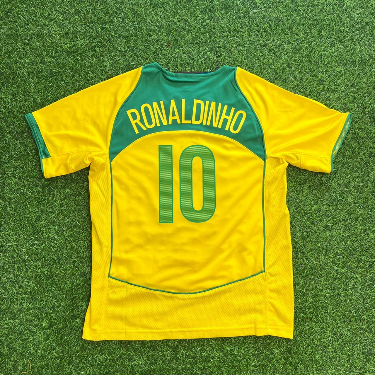 Maillot Brésil Coupe Du Monde 2002 Ronaldinho - Choix Taille L Ou M