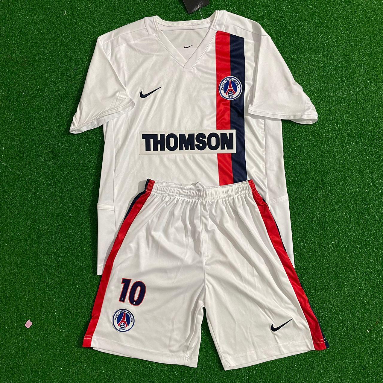 Ronaldinho White Kids Kit – Kit Jersey for Children – | KinderTrikot | Maillot Enfant Soccer Shirt