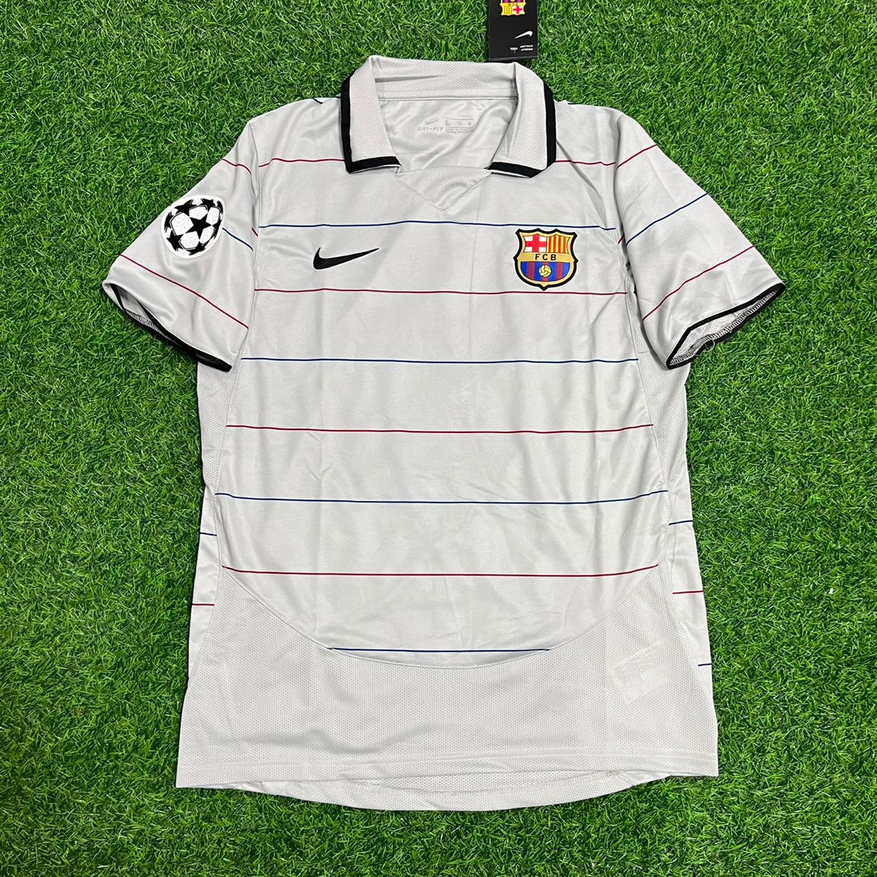 Samuel Eto`o #9 - Barcelona 2004/2005 Blue Garnet Retro Jersey Trikot Soccer Shirt