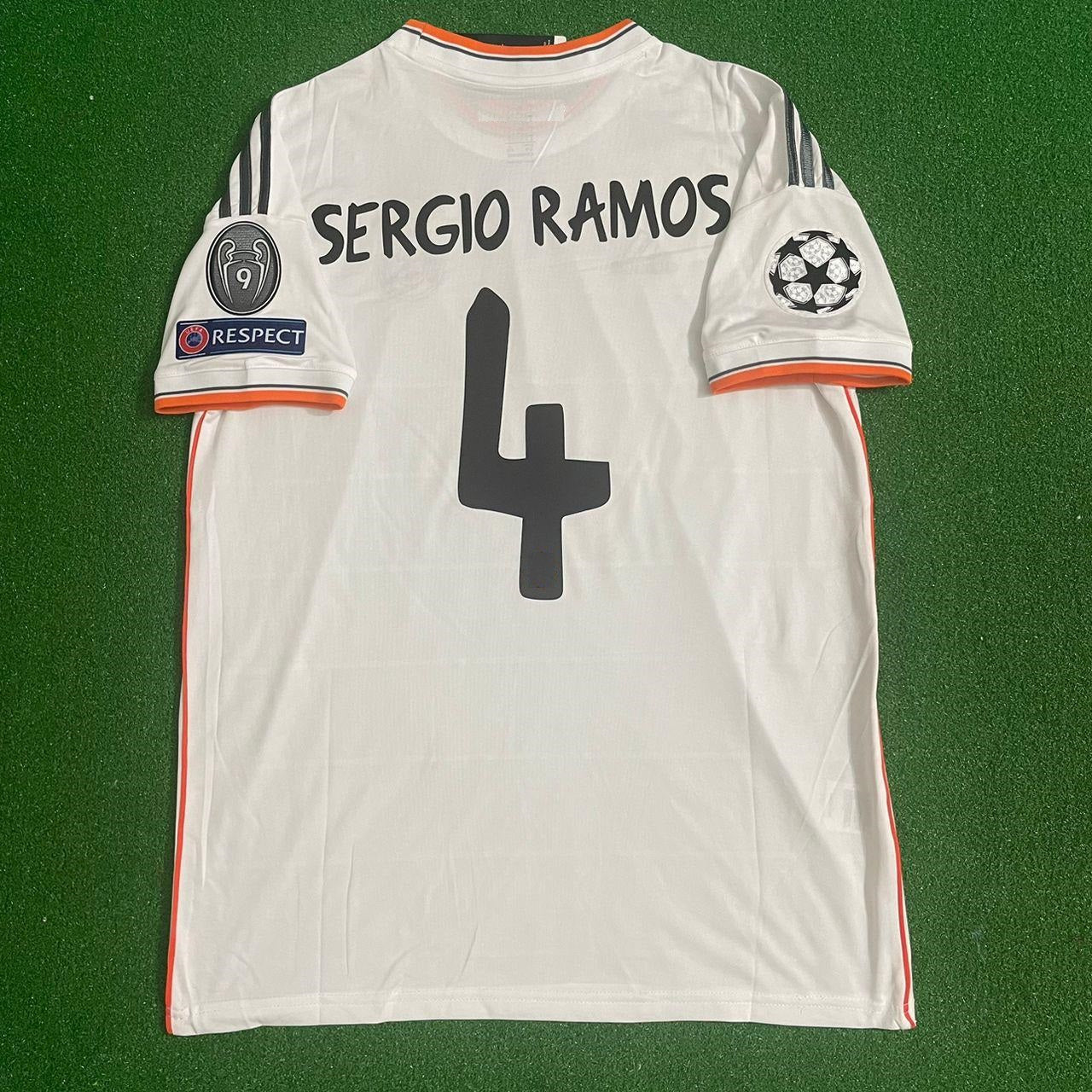 Sergio Ramos Real Madrid 14 Final Lisbon Jersey Trikot Maillot Soccer Shirt