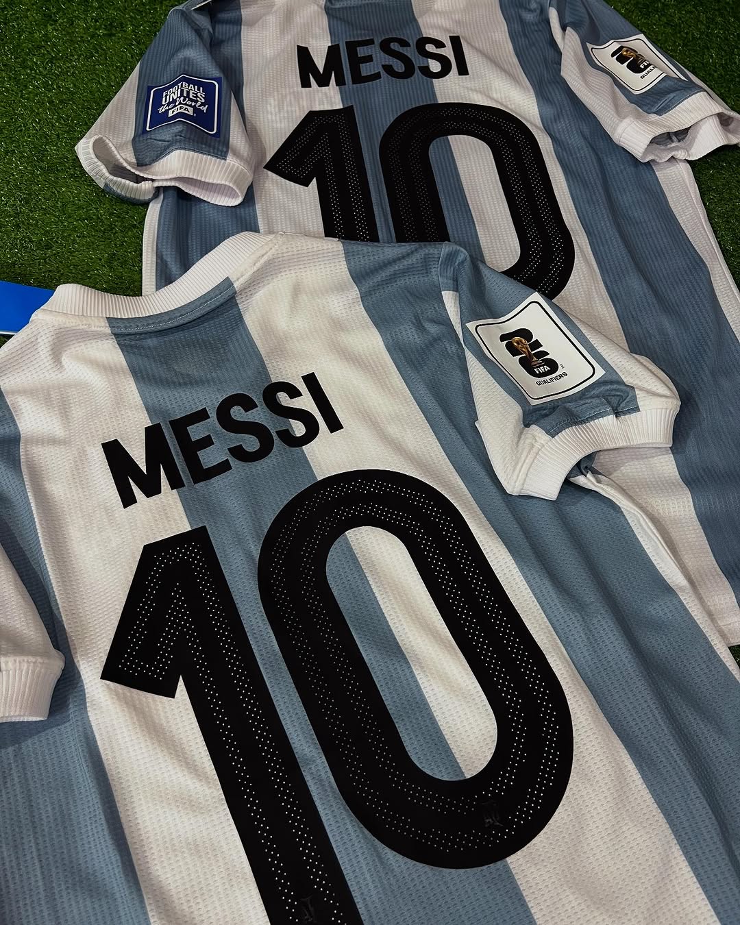 Lionel Messi Vintage Argentina Jersey Maillot Trikot Maglia Soccer Shirt