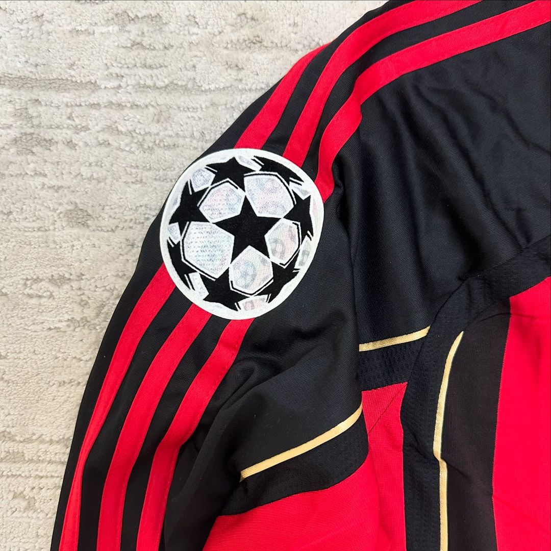 Kaká Leite Milan 2006 2007 Red Black Retro Jersey